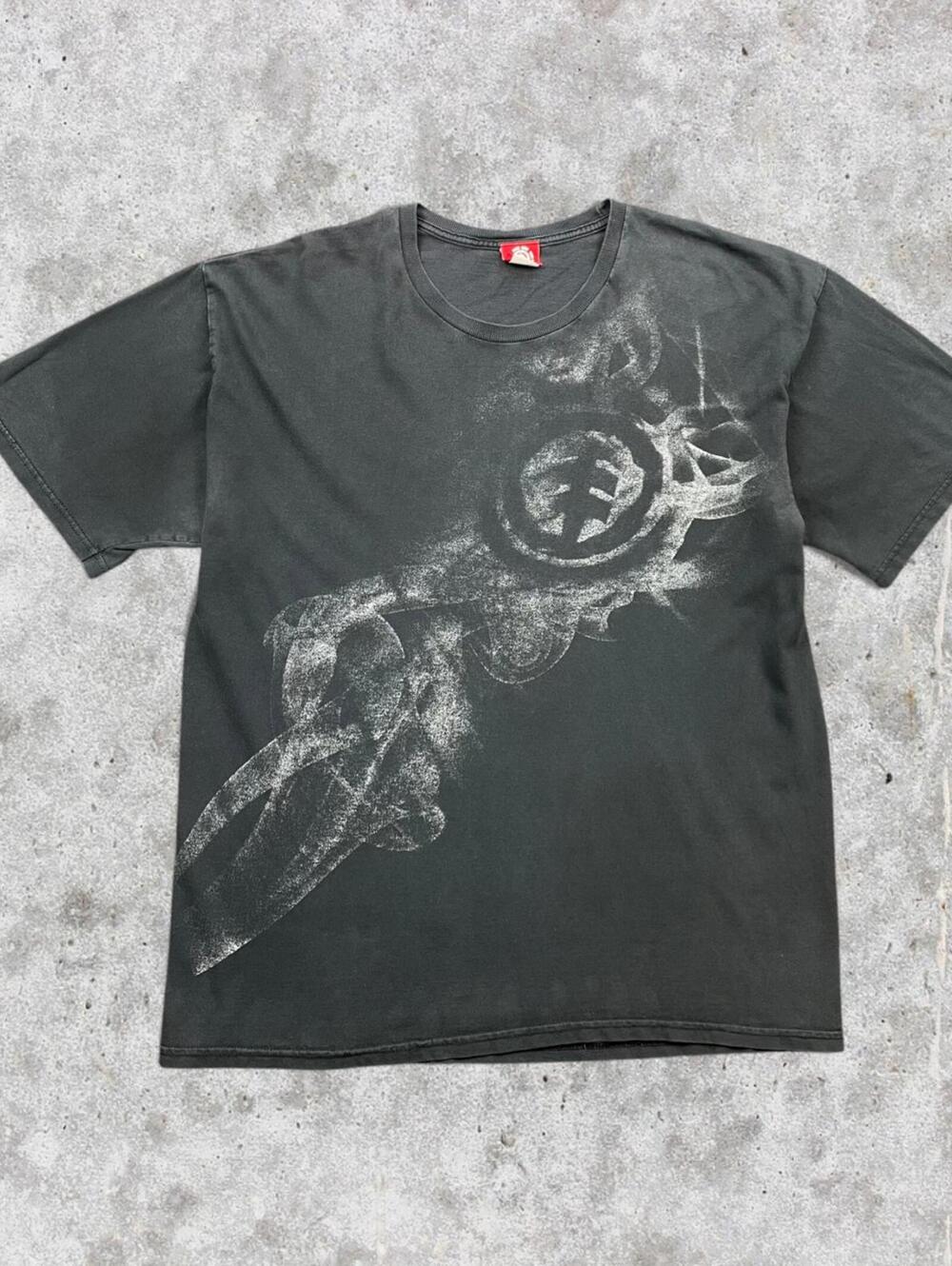 2000's Element Faded Smoke Graphic T-Shirt